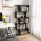 5-tier Bookshelf With Anti-toppling Device For Living Room Home Office